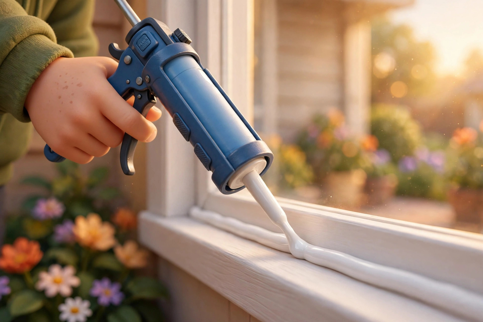 Caulking & Sealing — illustration